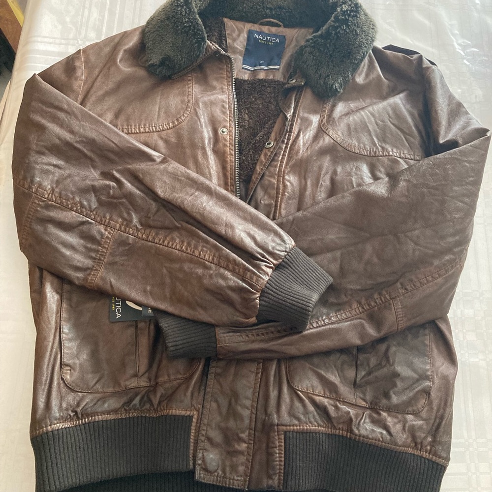 Nautica faux fur jacket